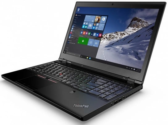 Laptop LENOVO ThinkPad P50 20EN0037PB, i7-6820HQ, Quadro M2000M, 8 GB RAM, 15.6", 256 GB SSD, Windows 10 Lenovo