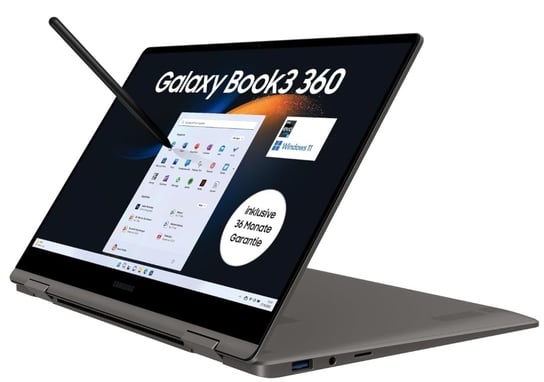 Laptop Samsung Galaxy Book3 360 13,3" AMOLED i5-1340P 8/256GB 730QFG-KA1DE Samsung