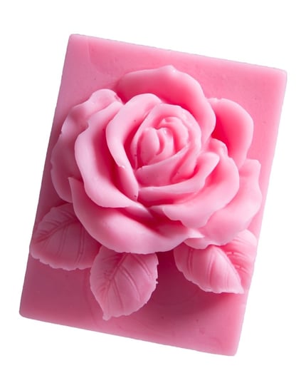 LaQ, Happy Soaps, naturalne mydło glicerynowe Różowa Róża w Prostokącie, 90 g LaQ