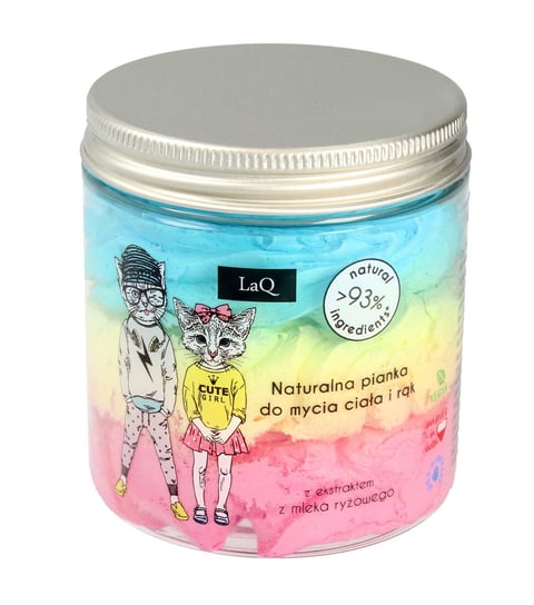 LaQ, Naturalna Pianka do mycia ciała i rąk dla dzieci, 250 ml LaQ
