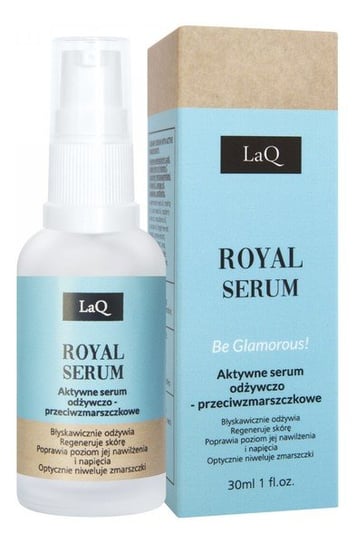 Laq Royal Serum Aktywne Serum odżywczo - przeciwzmarszczkowe Be Glamorous 30ml LaQ