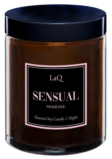 LaQ, Sensual Fragrance, Naturalna Świeca sojowa na noc 180ml LaQ