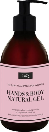 LaQ, Sensual Fragrance, Żel wegański do mycia rąk i ciała, 500 ml LaQ