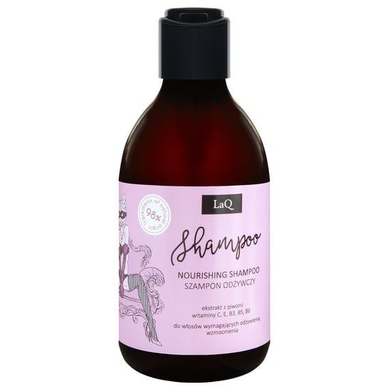 LaQ szampon odżywczy do włosów Kocica Piwonia 300ml LaQ