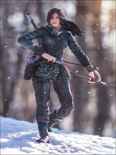 Lara Croft, Tomb Raider - plakat 21x29,7 cm / AAALOE Inna marka