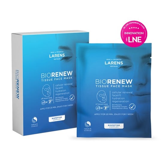 Larens BIO Renew Tissue Face Mask - 4 sztuki LARENS