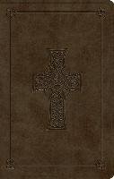 Large Print Value Thinline Bible-ESV-Cross Design Crossway Books