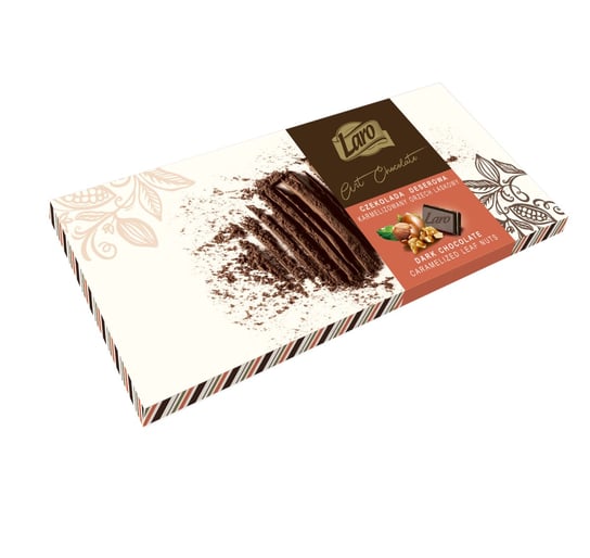 Laro, czekolada gorzka deserowa z karmelizowanym orzechem laskowym, 90 g LARO