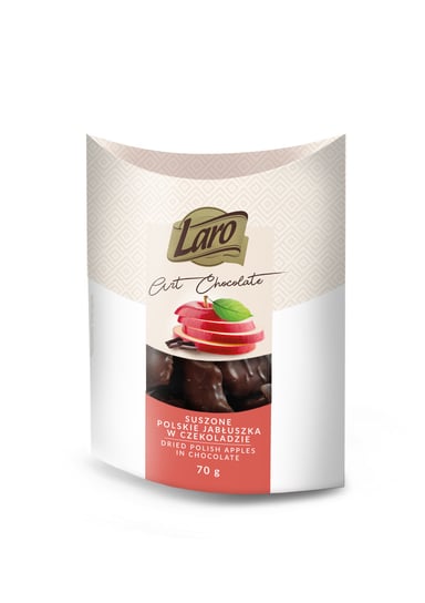 Laro, suszone jabłuszko w czekoladzie deserowej, 70 g LARO