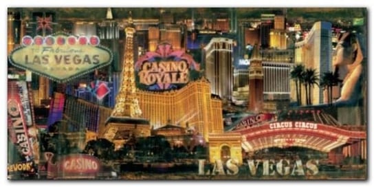 Las Vegas plakat obraz 100x50cm Wizard+Genius