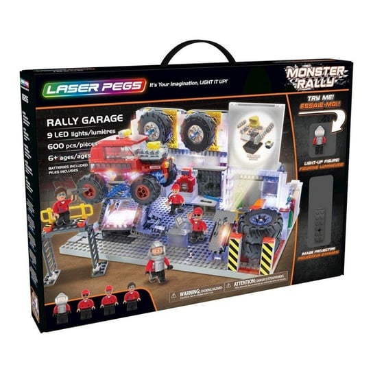 Laser Pegs, klocki Rally Garage Laser Pegs