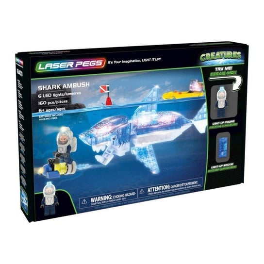 Laser Pegs, klocki Shark Ambush Laser Pegs