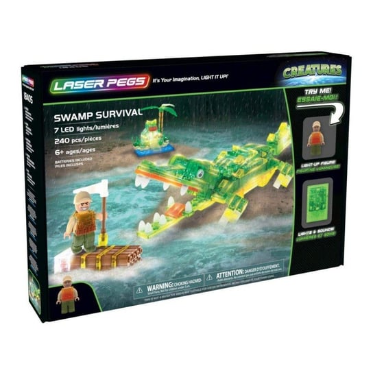 Laser Pegs, klocki świecące Swamp Survival Laser Pegs