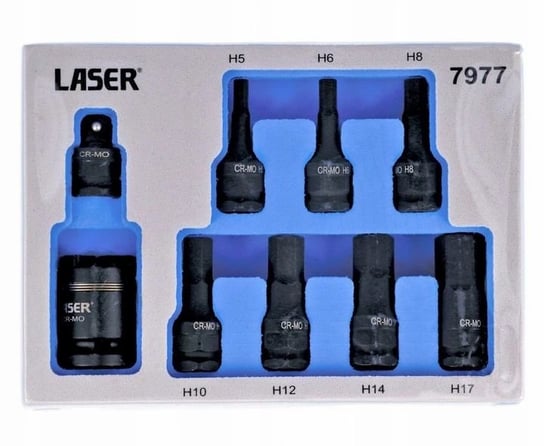 Laser Tools UDAROWE NASADKI Z BITAMI HEX IMBUS 3/8 1/8 17mm Inny producent