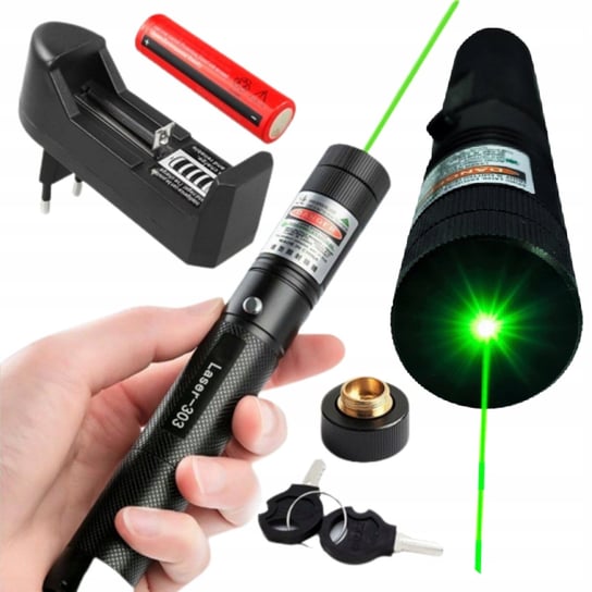 Laser Wskaźnik Laserowy Zielony Moc 50000 Mw 80Km Inna marka
