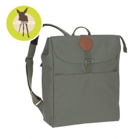 Lassig, Green Label, Plecak dla mam z akcesoriami, Adventure Backpack, Olive Lassig