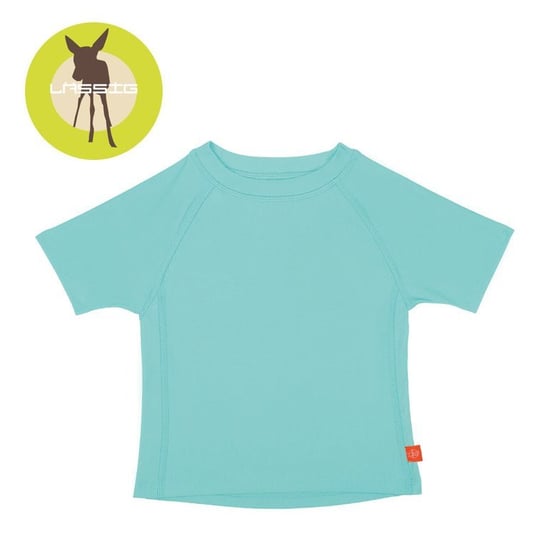Lassig, T-shirt dziecięcy do pływania z krótkim rękawem, Aqua, 18 miesięcy Lassig