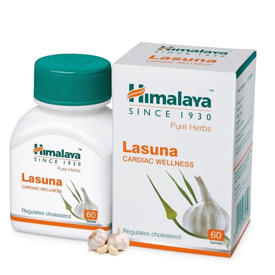 Lasuna czosnek cholesterol Himalaya Suplement diety, 60 tabletek Himalaya
