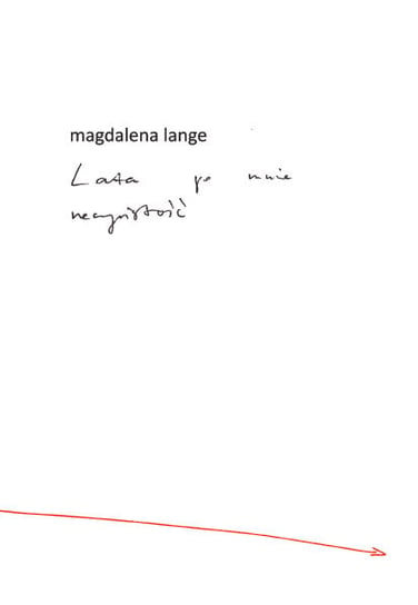 Lata po mnie rzeczywistość Lange Magdalena