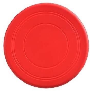 Latający dysk / talerz do rzucania/ frisbee - czerwony, średnica 17 Hedo