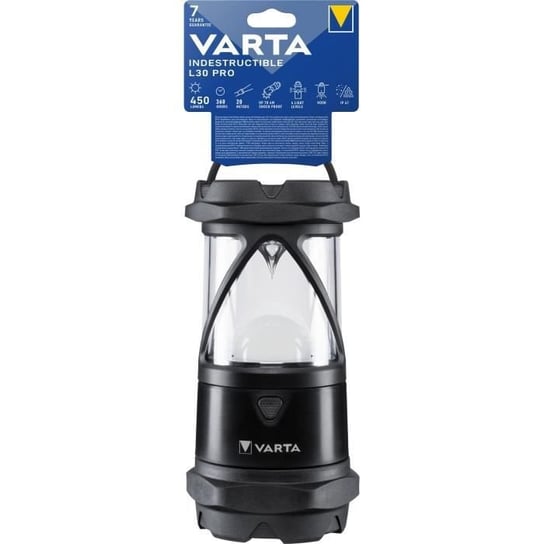 Latarnia-VARTA-Niezniszczalna L30 Pro-450lm-7 lat gwarancji-Odporna na wstrząsy (4m)-IP67-Ekstremalne aktywności-Kemping Inna marka