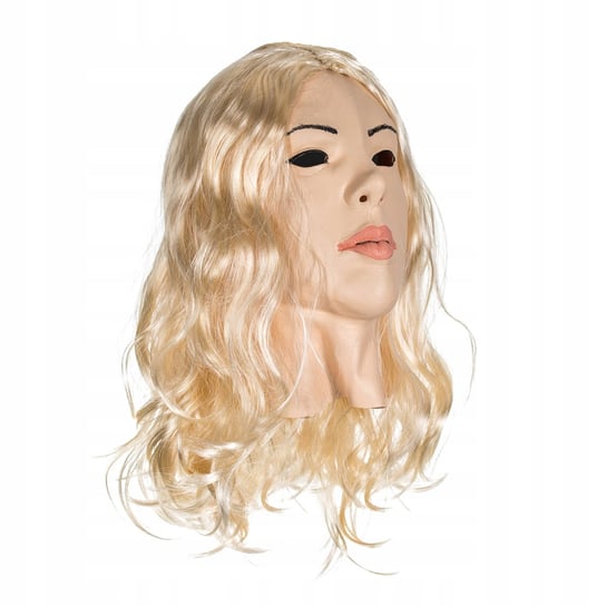 Lateksowa maska KOBIETA głowa kobiety blondynka Korbi