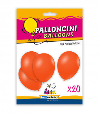 Lateksowe balony 26 cm / 10" pomarańczowe - 20 sztuk Inna marka