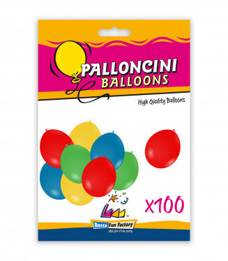 Lateksowe balony Bomby Wodne 8 cm / 3" mix kolorów - 100 sztuk Inna marka