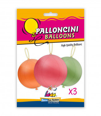 Lateksowe balony Punchball 45 cm / 18" mix kolorów - 3 sztuki Inna marka