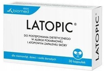 Latopic, Alergia pokarmowa Kultury Bakterii, 30 kaps. Biomed