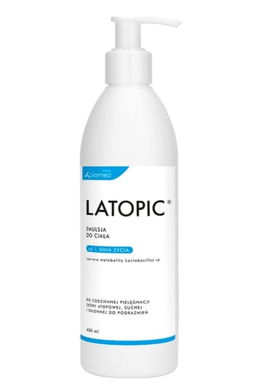 Latopic, emulsja do ciała, 400 ml Biomed