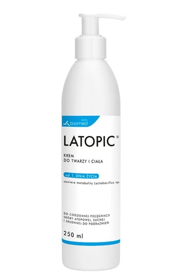 Latopic, krem do twarzy i ciała, 250 ml Biomed