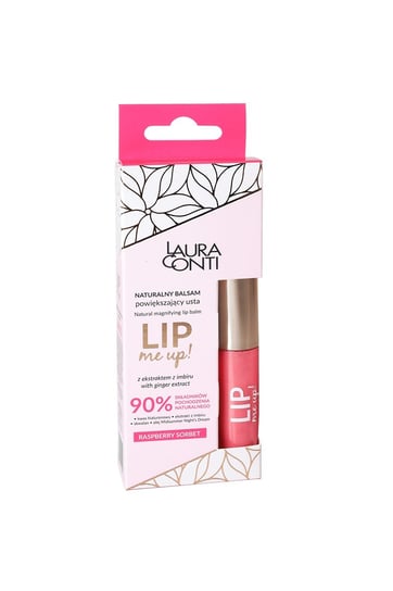 LAURA CONTI Lip Me Up! naturalny balsam powiększający usta z ekstraktem z imbiru Raspberry Sorbet 9ml Laura Conti