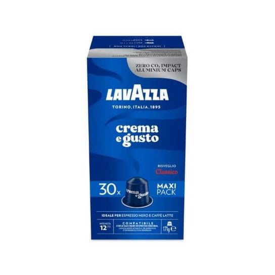 Lavazza Crema e Gusto Classico 30 aluminiowych kapsułek do Nespresso Lavazza