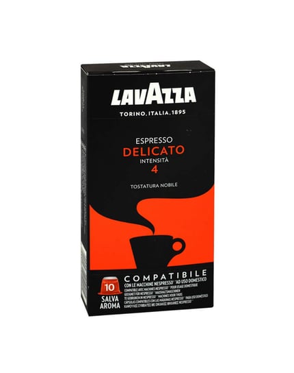 Lavazza, kawa kapsułki Delicato Nespresso, 10 kapsułek Lavazza