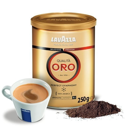 Lavazza, kawa mielona Qualita Oro w puszce, 250g Lavazza