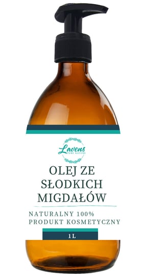 Lavens, Olej Ze Słodkich Migdałów, Dozownik, 1000ml Lavens