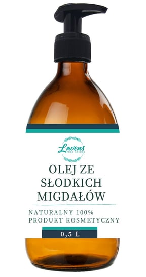 Lavens, Olej Ze Słodkich Migdałów, Dozownik, 500ml Lavens