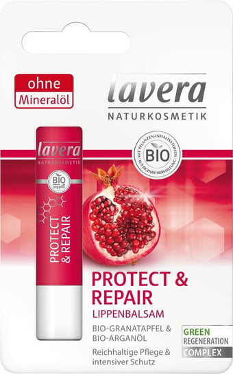 Lavera, Balsam do ust bio-granat i bio-olejek arganowy protect & repair, 4,5g Lavera