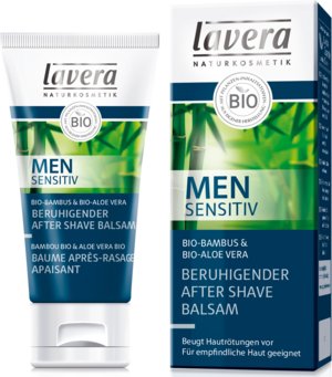 Lavera, Men Sensitiv, łagodzący balsam po goleniu z wyciągiem z biobambusa i bioaloesu, 50 ml Lavera