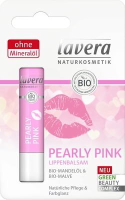 Lavera, Pearly Pink, balsam do ust, perłowy róż, 45 g Lavera