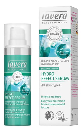 Lavera, serum intensywnie nawilżające z organicznymi algami i naturalnym kwasem hialuronowym, 30 ml Lavera