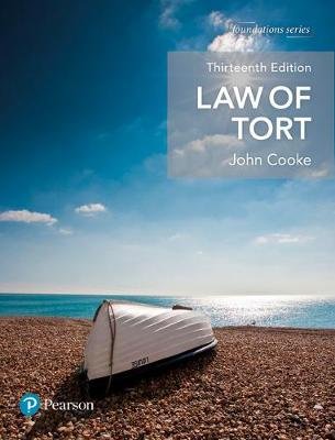 Law of Tort Cooke John