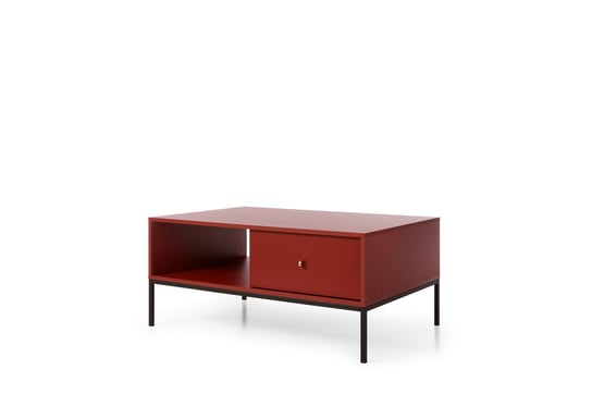 Ława Stolik Kawowy Mono Ml104 103 Cm Metal Bordo BIM Furniture