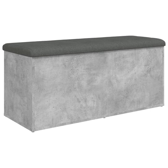 Ławka do przechowywania 102x42x45 szarość betonu Inna marka