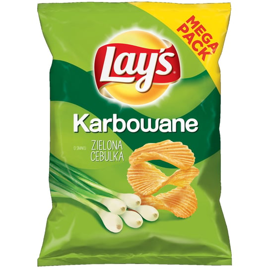 Lay's chipsy karbowane zielona cebulka 210 g Lay's