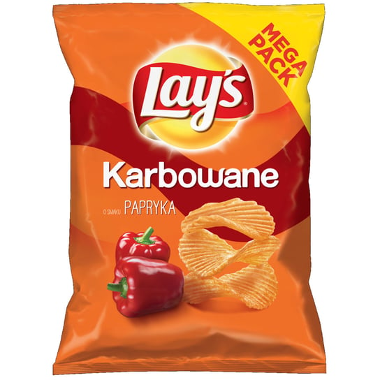 Lay's chipsy ziemniaczane karbowane papryka 210 g Lay's