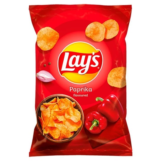 Lay's, chipsy ziemniaczane o smaku papryki, 140g Lay's