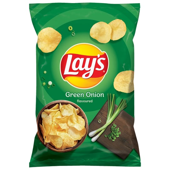 Lay's chipsy ziemniaczane zielona cebulka 140 g Lay's