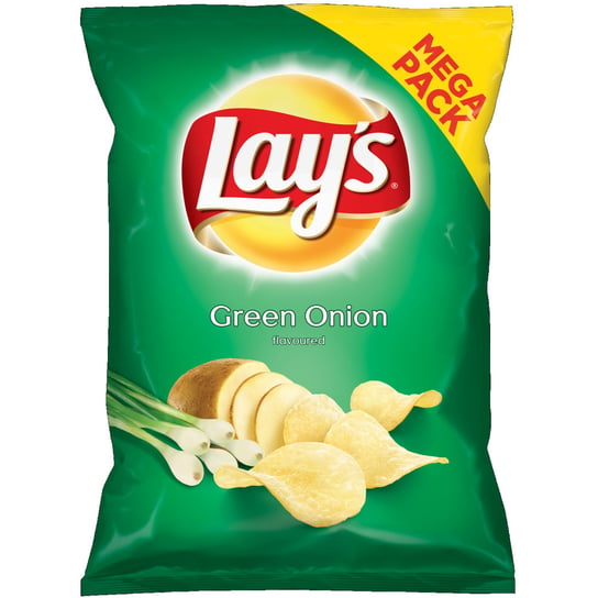 Lay's chipsy ziemniaczane zielona cebulka 215 g Lay's